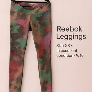 Reebok Multicolor Leggings – XS – Excellent Condition
